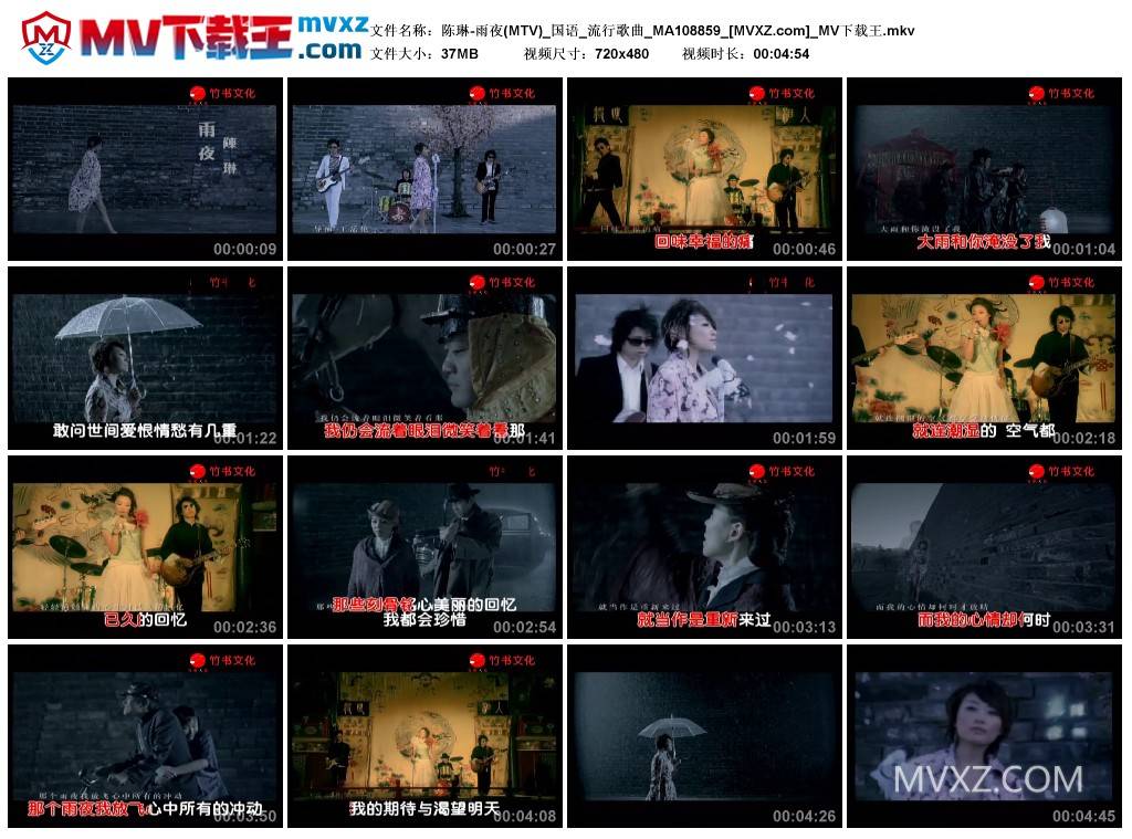 陈琳-雨夜(MTV)_国语_流行歌曲_MA108859